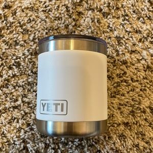 Yeti rambler 10oz white.